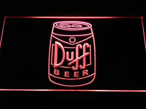 Duff (3) LED Neon Sign USB - Red - TheLedHeroes