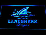 Landshark Lager LED Neon Sign USB - Blue - TheLedHeroes