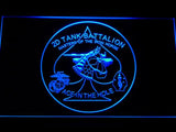 2nd Tank Battalion LED Neon Sign Electrical - Blue - TheLedHeroes