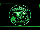 2nd Tank Battalion LED Neon Sign Electrical - Green - TheLedHeroes