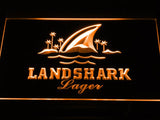 Landshark Lager LED Neon Sign Electrical - Orange - TheLedHeroes