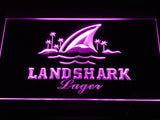 Landshark Lager LED Neon Sign Electrical - Purple - TheLedHeroes