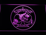 2nd Tank Battalion LED Neon Sign Electrical - Purple - TheLedHeroes