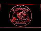 2nd Tank Battalion LED Neon Sign Electrical - Red - TheLedHeroes