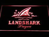 Landshark Lager LED Neon Sign USB - Red - TheLedHeroes
