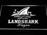 Landshark Lager LED Neon Sign Electrical - White - TheLedHeroes