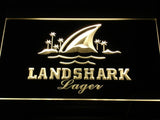 Landshark Lager LED Neon Sign USB - Yellow - TheLedHeroes