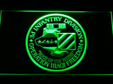 FREE 3rd Infantry Division Operation Iraqi LED Sign - Green - TheLedHeroes