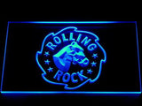 Rolling Rock (2) LED Neon Sign USB - Blue - TheLedHeroes