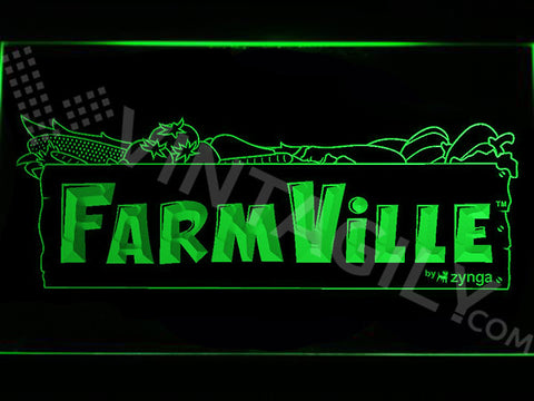 Farmville LED Sign - Green - TheLedHeroes