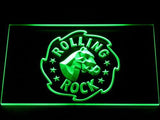 Rolling Rock (2) LED Neon Sign USB - Green - TheLedHeroes