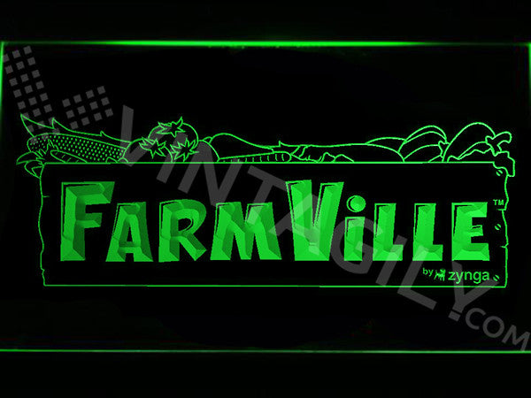 FREE Farmville LED Sign - Green - TheLedHeroes