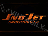 FREE Sno-Jet Snowmobiles LED Sign - Orange - TheLedHeroes