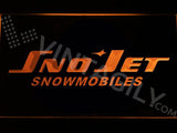 Sno-Jet Snowmobiles LED Neon Sign USB - Orange - TheLedHeroes