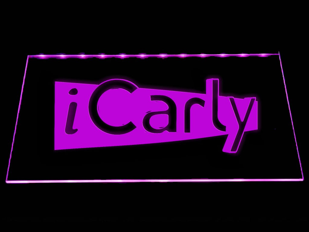 iCarly LED Neon Sign Electrical - Purple - TheLedHeroes