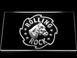 Rolling Rock (2) LED Neon Sign USB - White - TheLedHeroes