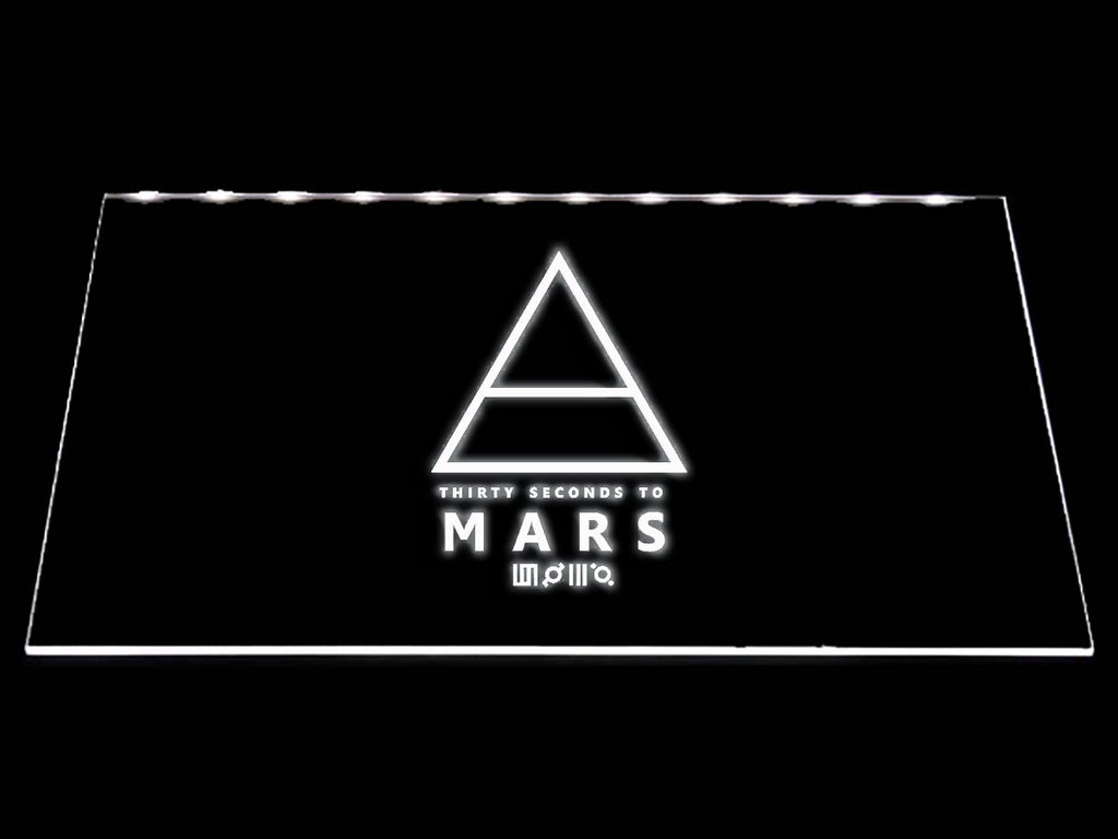 Thirty Seconds to Mars LED Neon Sign Electrical - White - TheLedHeroes