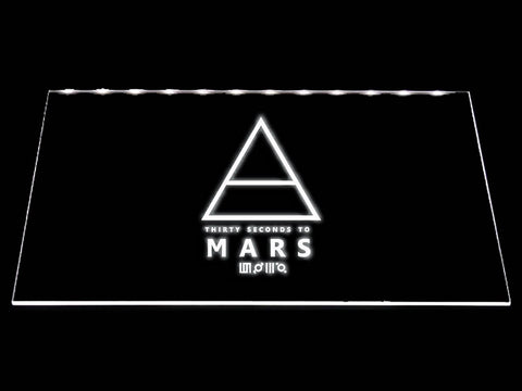 Thirty Seconds to Mars LED Neon Sign Electrical - White - TheLedHeroes