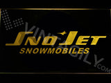 FREE Sno-Jet Snowmobiles LED Sign - Yellow - TheLedHeroes