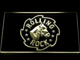 Rolling Rock (2) LED Neon Sign Electrical - Yellow - TheLedHeroes