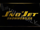 Sno-Jet Snowmobiles LED Neon Sign USB - Yellow - TheLedHeroes