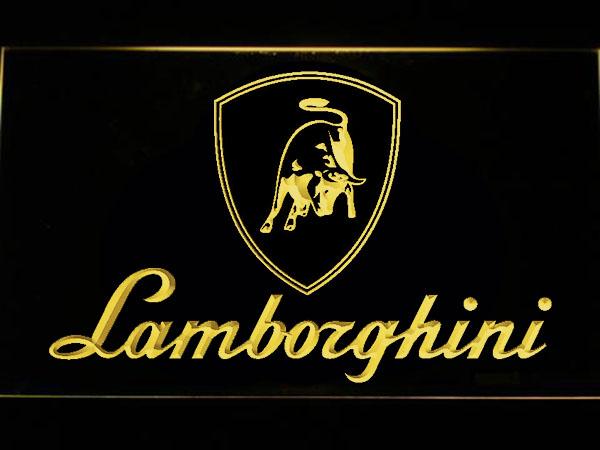 Lamborghini LED Neon Sign USB - Normal Size (12x8in) - TheLedHeroes