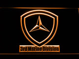 3rd Marine Division LED Neon Sign Electrical - Orange - TheLedHeroes