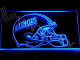 Illinois Fighting Illini LED Neon Sign USB - Blue - TheLedHeroes