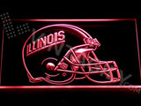 Illinois Fighting Illini LED Sign - Red - TheLedHeroes