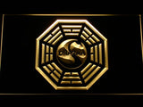 LOST Dharma Sign LED Neon Sign USB - Yellow - TheLedHeroes
