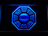 LOST Dharma Sign (2) LED Neon Sign USB - Blue - TheLedHeroes
