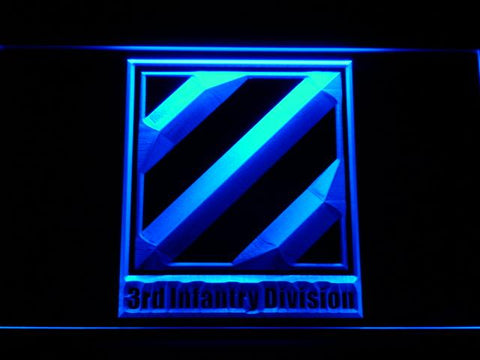 3rd Infantry Division LED Neon Sign Electrical - Blue - TheLedHeroes