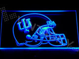 Indiana Hoosiers Helmet LED Sign - Blue - TheLedHeroes