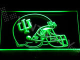 Indiana Hoosiers Helmet LED Sign - Green - TheLedHeroes