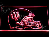 Indiana Hoosiers Helmet LED Sign - Red - TheLedHeroes
