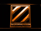 3rd Infantry Division LED Neon Sign USB - Orange - TheLedHeroes