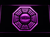LOST Dharma Sign (2) LED Neon Sign USB - Purple - TheLedHeroes