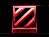 3rd Infantry Division LED Neon Sign USB - Red - TheLedHeroes