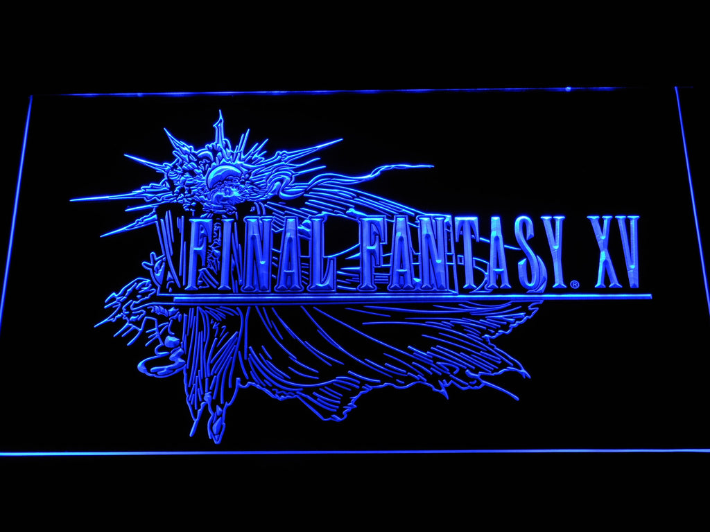 Final Fantasy XV LED Neon Sign Electrical - Blue - TheLedHeroes