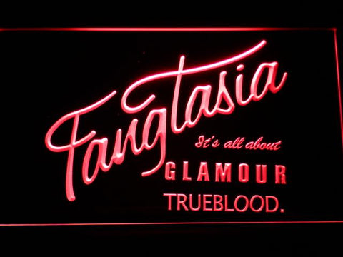 True Blood Fangtasia LED Neon Sign USB - Red - TheLedHeroes