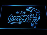 Coca Cola Enjoy LED Neon Sign Electrical - Blue - TheLedHeroes