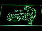 Coca Cola Enjoy LED Neon Sign Electrical - Green - TheLedHeroes