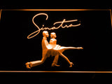 Frank Sinatra Dancing LED Neon Sign Electrical - Orange - TheLedHeroes