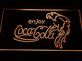 Coca Cola Enjoy LED Neon Sign Electrical - Orange - TheLedHeroes