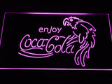 Coca Cola Enjoy LED Neon Sign USB - Purple - TheLedHeroes