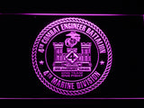 FREE 4th Combat Engineer Battalion LED Sign - Purple - TheLedHeroes