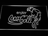 Coca Cola Enjoy LED Neon Sign USB - White - TheLedHeroes