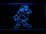 Disney Snow White and the Seven Dwarfs LED Neon Sign USB - Blue - TheLedHeroes