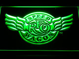 REO Speedwagon LED Neon Sign USB - Green - TheLedHeroes
