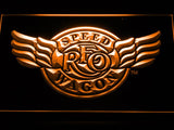 REO Speedwagon LED Neon Sign USB - Orange - TheLedHeroes